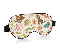 Máscara de ojos con bloqueo de luz transpirable y ajustable para adultos hombres y mujeres viajes de negocios yoga meditación ligera suave cómoda máscara para ojos oficina sueño profundo golosinas mon