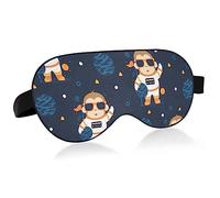 Máscara de ojos con bloqueo de luz transpirable y ajustable para adultos hombres y mujeres viajes de negocios yoga meditación ligera suave cómoda máscara para ojos oficina sueño profundo golosinas mon