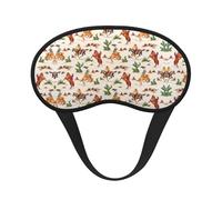 Máscara de ojos con borde negro estampado Cowboy Ride Horse con buen efecto de sombreado, es una opción ideal para viajes, meditación, etc