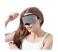 Máscara de ojos con calefacción recargable y cálida de vapor USB, protección para dormir, alivio de las ojeras, mejora la sangre (gris, 16.00 x 8.00 x 1.20 °C)