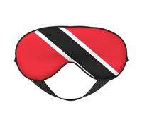 Máscara de ojos con estampado de bandera de Trinidad y Tobago para un sueño cómodo, sombra elástica nocturna, perfecta para avión, viajes y meditación