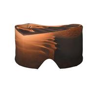 Máscara de ojos con estampado de dunas de arena para adultos, perfecta para viajes, camping, meditación