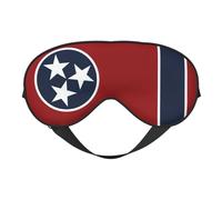 Máscara de ojos con estampado de la bandera del estado de Tennessee, suave y opaca, para mujeres y hombres, para dormir toda la noche, viajes