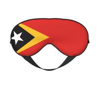 Máscara de ojos con estampado de la República Democrática de Timor-Leste para un sueño cómodo, sombra nocturna elástica, perfecta para avión, viajes y meditación