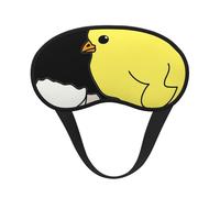 Máscara de ojos con estampado de pollo para bebé, máscara para dormir, suave, cómoda, opaca, para viajes, camping