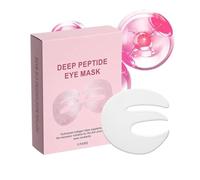 Máscara de ojos con péptidos intensivos (5 pares), parches de colágeno para los ojos con cobertura total de 360°, parches hidratantes para aliviar la hinchazón, las ojeras y las líneas de expresión