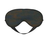 Máscara de ojos de doble cara con código de programación 1, máscara de ojos para dormir para hombres y mujeres, suave y cómoda para viajar