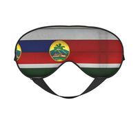 Máscara de ojos de doble cara con estampado de bandera de Hawái, suave y bloqueo de luz para mejorar la calidad del sueño