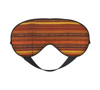 Máscara de ojos de doble cara con patrón nativo americano, máscara de ojos con correa ajustable, cubierta de sombra para dormir, bloquea la luz