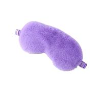Máscara de ojos de felpa suave para dormir, máscara de ojos de nube de amor, máscara de felpa para siesta, cubierta de ojos para la salud (morado)