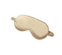 Máscara de ojos de felpa suave para dormir, máscara de ojos de nube de amor, máscara de felpa para siesta, cubierta de ojos para la salud (dorado)