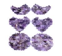 Máscara de ojos de jade Máscara de cristal de cuarzo natural Máscara de ojos for dormir de enfriamiento for la herramienta de cuidado de masaje de fatiga Amatista, tipo 1 Inicio Colecciones (Color :