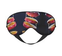 Máscara de ojos de manzana para máxima comodidad para dormir, ajustable, transpirable y elegante, perfecta para sensibilidad a la luz, insomnio
