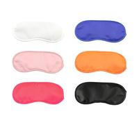 Máscara de Ojos de Multicolor,Antifaz para Dormir 6 Piezas,Ligero con Almohadilla de Nariz y Correa Elástica Ajustable,Para Mujeres,Hombres y Niños,Ideal para Viajes,Fiestas y Descanso