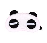 Máscara de ojos de panda blanco con caricatura, sombra de ojos, gafas de algodón, máscara para dormir, máscara para dormir, cubierta de ojos, cuidado de la salud, 3 estilos (SY, 4 unidades)