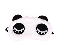 Máscara de ojos de panda blanco con diseño de caricatura, sombra de ojos, gafas de algodón para dormir, máscara para dormir, cubierta de ojos, cuidado de la salud, 3 estilos (LY, 2 unidades)