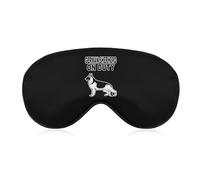 Máscara de ojos de pastor alemán para dormir con los ojos vendados y correa ajustable para dormir y viajar