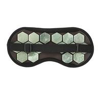 Máscara de Ojos de Piedra de Jade, Máscara de Ojos de Germanio de Piedra de Jade Natural, Terapia Magnética, Máscara de Ojos de Piedra Curativa de Jade, Herramientas para el Cuidado de la(jade)