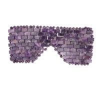 Máscara de ojos de piedra de jade Máscara facial refrescante para dormir Masajeador ocular de terapia fría Máscara de compresión fría para ojos Máscara de amatista para contor