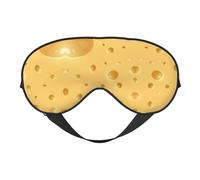 Máscara de ojos de queso para máxima comodidad para dormir, ajustable, transpirable y elegante, perfecta para sensibilidad a la luz, insomnio