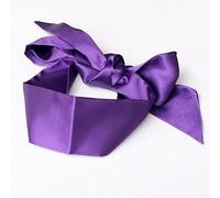 Máscara de Ojos de Satén, Máscara de Ojos de Encaje, Máscara para Dormir, Máscara de Ojos de Satén, Máscara de Ojos de Seda (Set de 3) -G6 (Morado)