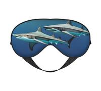 Máscara de ojos de tiburón martillo para máxima comodidad para dormir, ajustable, transpirable y elegante, perfecta para sensibilidad a la luz, insomnio