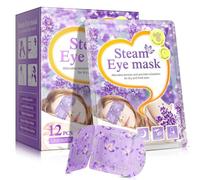 Máscara De Ojos De Vapor - Máscara De Relajación Para Ojos De 5,71 Pulgadas, Máscaras De Vapor Caliente | Máscaras Para Ojos Desechables, 12 Piezas, 220g, Para La Piel, Para Aliviar Less