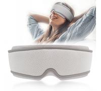 Máscara de ojos fríos y calientes para ojos secos y alivio de ojos hinchados, paquetes de gel compresa de terapia reutilizable, migraña y ojeras, cubierta de sueño pesada para mujeres/hombres (apto