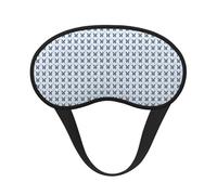 Máscara de ojos lavable con estampado de mariposa azul para adultos para bloqueo de luz de siesta, para el hogar, hotel, avión, camping