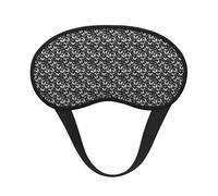 Máscara de ojos lavable con estampado de mariposa de color dibujada a mano para adultos para bloqueo de luz de siesta, para el hogar, hotel, avión, camping