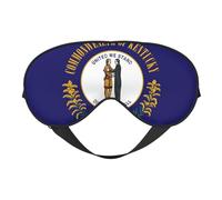 Máscara de ojos ligera con estampado de la bandera del estado de Kentucky, para viajes, yoga, siesta, meditación, camping, trabajo, relajación