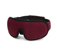 MáScara De Ojos Máscara for dormir 3D bloquea la máscara de sueño suave y acolchada for los ojos con la ayuda for dormir for dormir. Eye Mask (Color : Red)