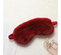 MáScara De Ojos Máscara for dormir con venganza for dormir for dormir máscaras de ojo suave lindos amor de la nube cubierta de ojo de felpa Eye Mask (Color : Red wine)