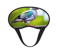 Máscara de ojos opaca con estampado de paloma de dibujos animados 3 para dormir, diadema suave y ligera, cubierta de ojos transpirable