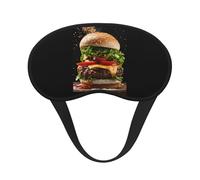 Máscara de ojos para adultos con impresión de alimentos, bloqueo de luz, ayuda para siesta, para viajes, insomnio, camping