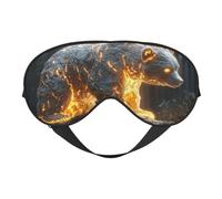 Máscara de ojos para dormir, bloqueo de luz, antifaz para dormir, con correa ajustable, sombra de ojos opaca para yoga, siesta, viajes, fiesta