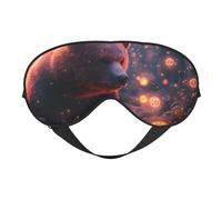 Máscara de ojos para dormir, bloqueo de luz, antifaz para dormir, con correa ajustable, sombra de ojos opaca para yoga, siesta, viajes, fiesta
