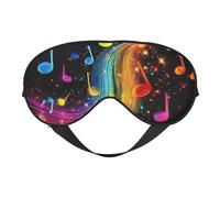 Máscara de ojos para dormir, bloqueo de luz, antifaz para dormir, con correa ajustable, sombra de ojos opaca para yoga, siesta, viajes, fiesta