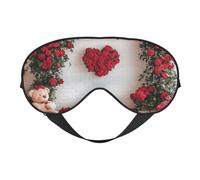 Máscara de ojos para dormir, bloqueo de luz, antifaz para dormir, con correa ajustable, sombra de ojos opaca para yoga, siesta, viajes, fiesta