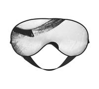 Máscara de ojos para dormir cómoda con impresión artística de hockey sobre hielo, para hombres y mujeres, ligera, para viajes, siesta, meditación, yoga, trabajo