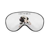 Máscara de ojos para dormir con diseño de Pug Dog Director I Direct My Own Life para hombres, mujeres, adolescentes, niños, para dormir por la noche, comodidad para viajes, yoga, siesta