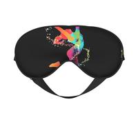 Máscara de ojos para dormir con estampado de mujer, bloquea la luz, vendas de moda para mujeres y hombres, avión o siesta