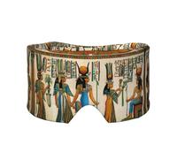 Máscara de ojos para dormir con estampado de mujer en el antiguo Egipto, suave y cómoda, para hombres y mujeres