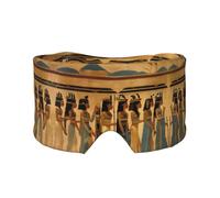 Máscara de ojos para dormir con estampado de mujer en el antiguo Egipto, suave y cómoda, para hombres y mujeres