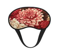 Máscara de ojos para dormir con flores que florecen gradualmente, suave y cómoda para hombres, mujeres, cómoda máscara para dormir