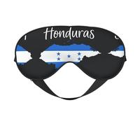 Máscara de ojos para dormir con impresión de mapa de Honduras, máscara de ojos suave para el hogar y camping, bloquea la luz, cómoda para la mayoría de los usuarios