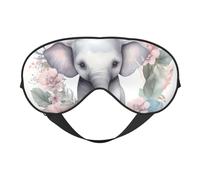 Máscara de ojos para dormir, corona de elefante con correa ajustable