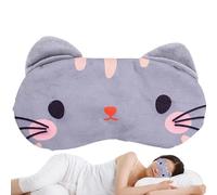 Máscara de ojos para dormir, linda máscara de sueño,Máscara de ojos de sueño nocturno de animales de dibujos animados - Almohadillas refrescantes y lindas para los ojos con correa de élast