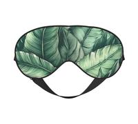 Máscara de ojos para dormir, máscara de sueño de selva tropical con correa ajustable