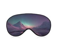 Máscara de ojos para dormir, paisaje de ensueño, invierno, valle nevado, máscara para dormir para mujeres y hombres, correa ajustable, cubierta de ojos vendados para viajes, yoga, siesta, trabajo
